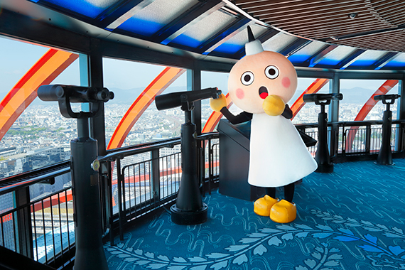 京都タワーのマスコットキャラクター「たわわちゃん」が人気