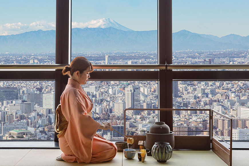 天空を楽しむ茶道体験　「朝茶の湯」！